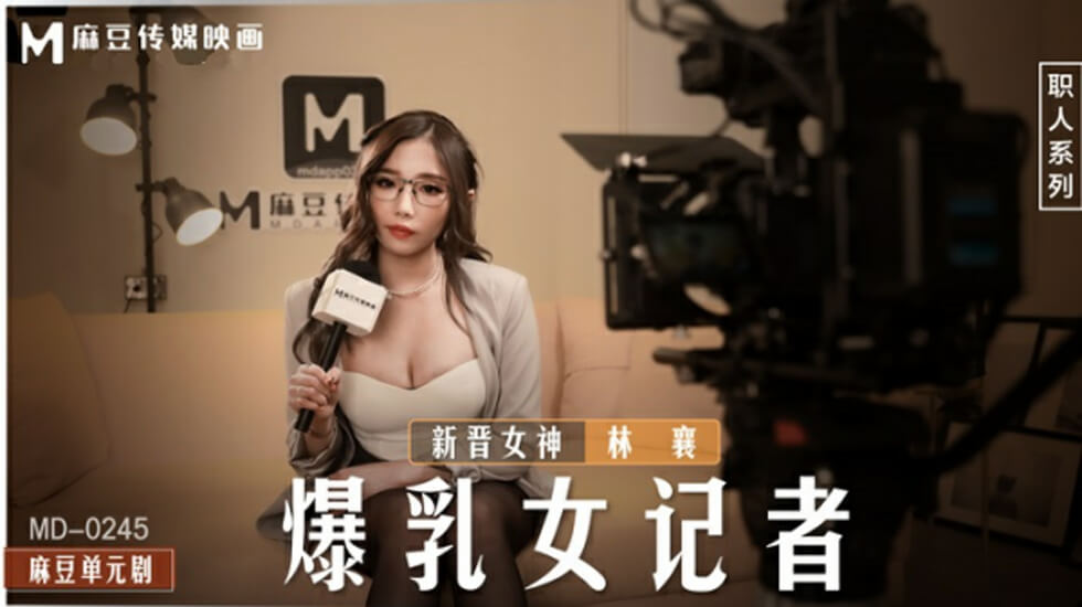 爆乳女记者林襄の痴女采访实录！ 海报