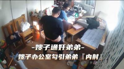 嫂子办公室偷情！勾引小叔子内射高潮 通奸现场实录 海报