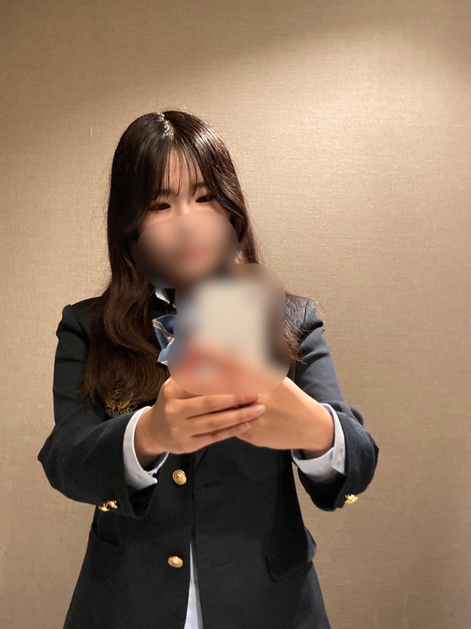 FC2-3582421 Long Korean beauty with black hair！I want to 海报