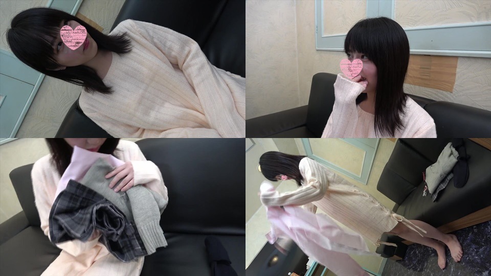 顔出し♥処女喪失から1か月…まだ痛いか！初々しい歳女子大生がJ♥K制服姿で中出し♪ 海报