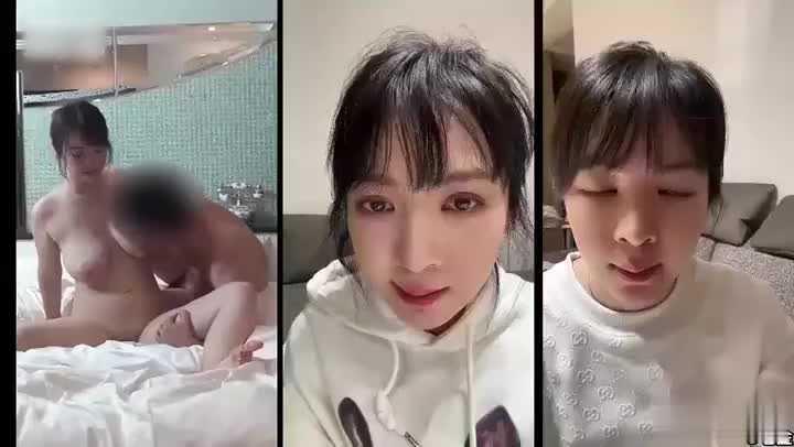 抖音網紅陪大哥開房事件無套射了很多精液 海报