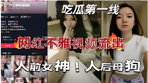 网红不雅视频流出人前女神人后母狗 海报