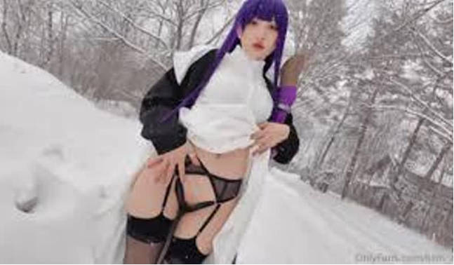 ⚫️极品嫩妹，露脸福利姬付费作品，菲伦COSER，啪啪内射 海报